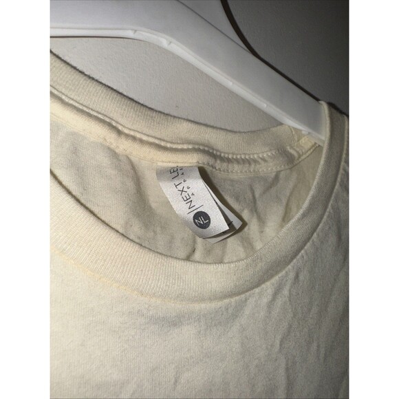 Game Of Thrones Womens Shirt Large Beige Winter Coming Dragon Next Level Cotton - Picture 3 of 3